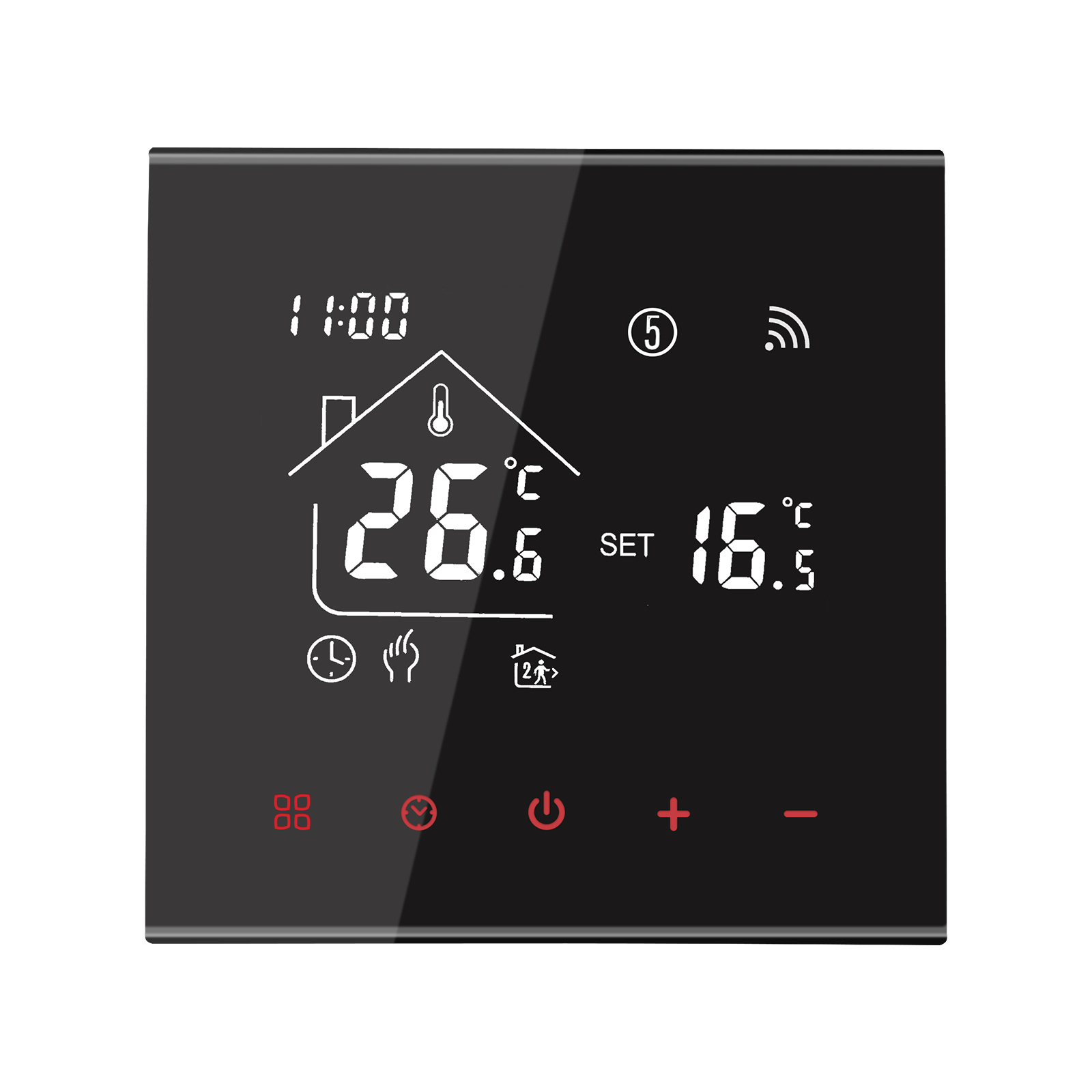 Ogrzewanie elektryczne/ogrzewanie wody/kocioł gazowy dla inteligentnego termostatu Tuya WiFi programowalny termostat
